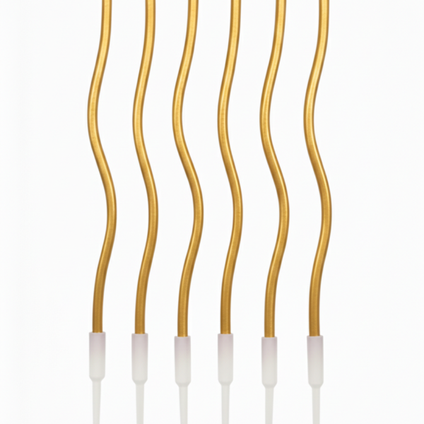 VELA CURVA FINITA ORO X 6U