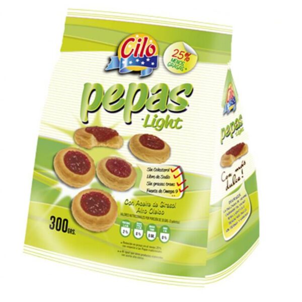 GALLETAS PEPAS LIGHT X 400GR