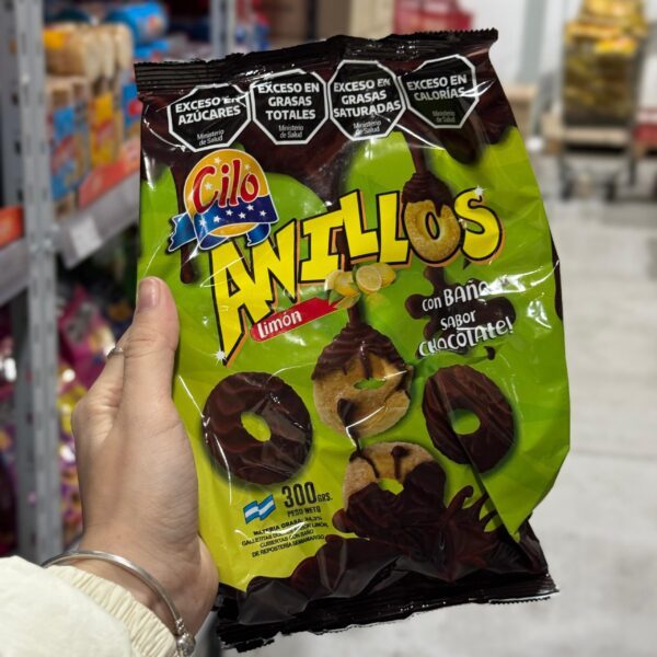 GALLETAS ANILLO SABOR LIMON BAÑADO X 400GR