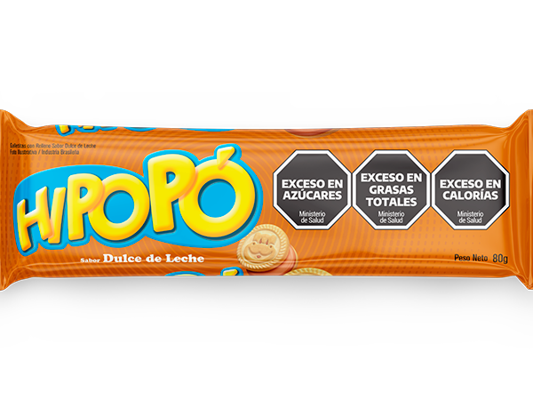 HIPOPÓ RELLENA SABOR DULCE DE LECHE X 100 GR