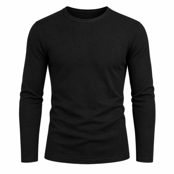 REMERA CAMISETA TÉRMICA NEGRO