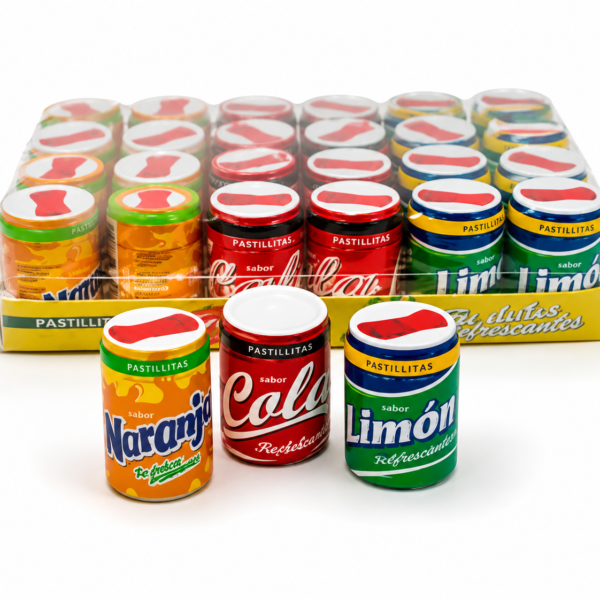 LATA DRINK CANDY PASTILLITAS TUTI FRUTTI X 24 U
