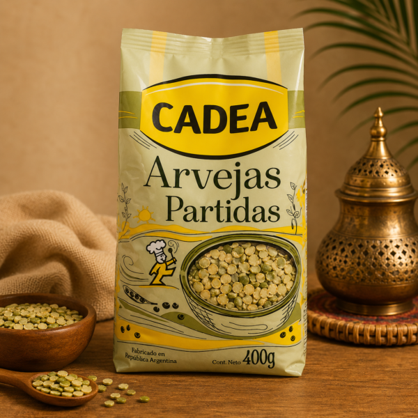ARVEJAS PARTIDAS X 400 GR
