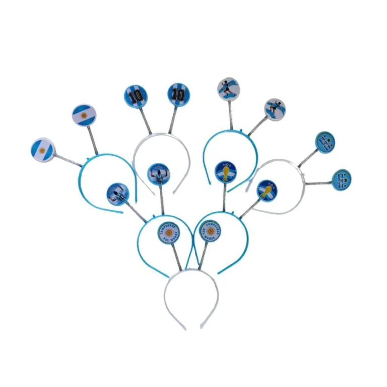 Vinchas argentina stickers surtidos x 6