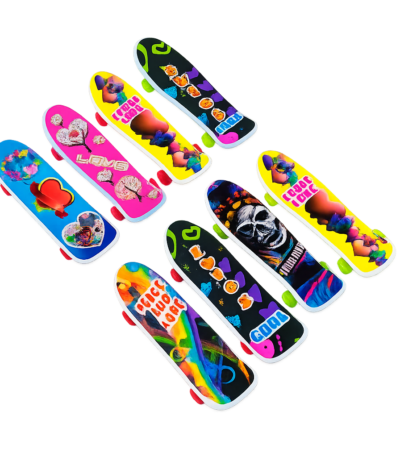 JUGUETE COTILLÓN SKATE PATINETA X 6 U