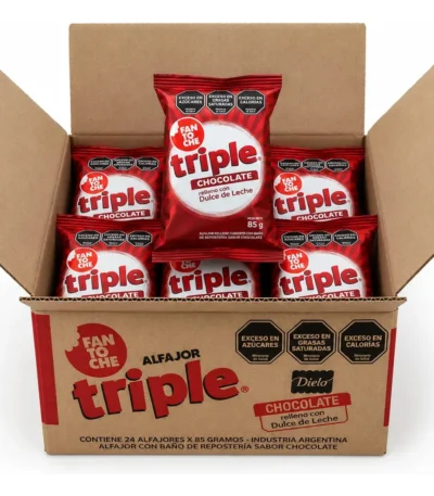 ALFAJOR FANTOCHE TRIPLE DAY X 85 GR X 12 U