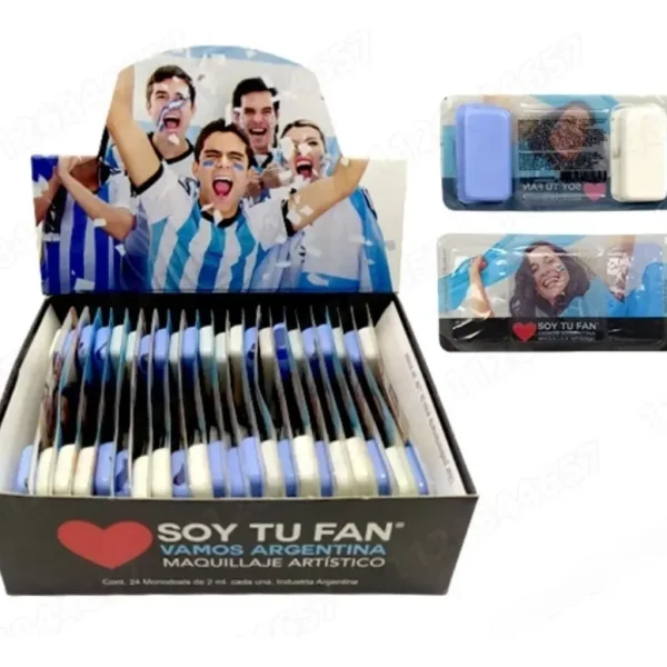 MAQUILLAJE DE ARGENTINA X 24 U