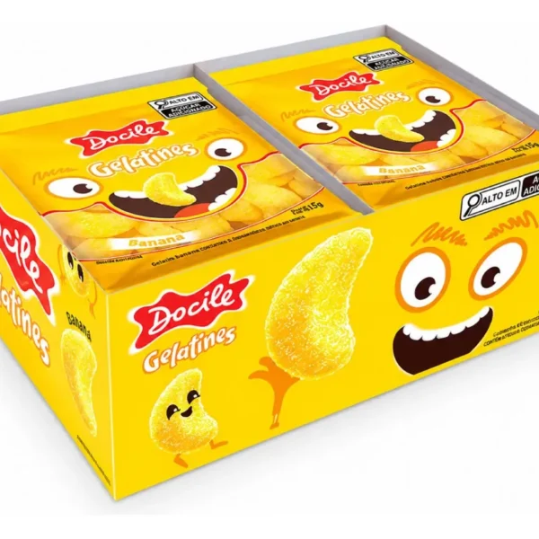 DOCILE GELATINE MINI BANANITA X 12U