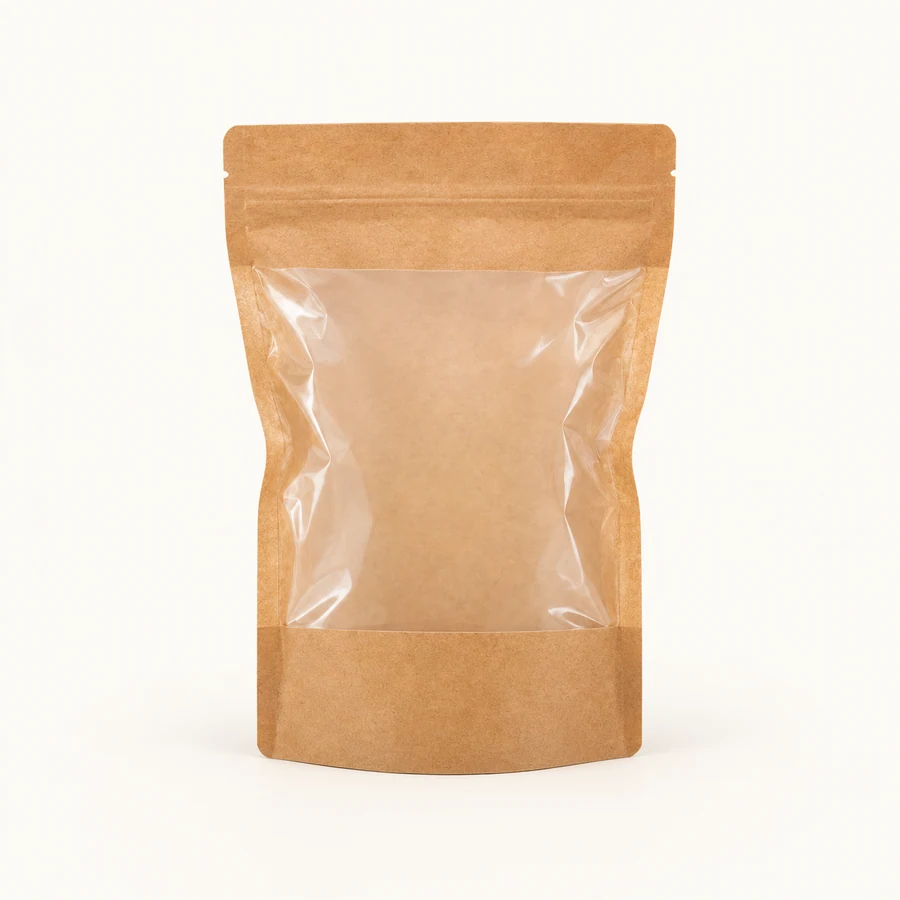 DOY PACK KRAFT FONDO PAPEL 15X22 X 750 ML X U